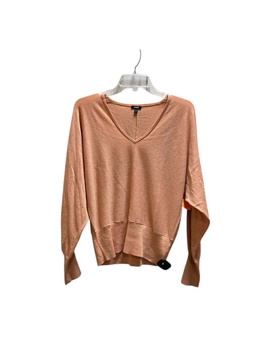 Top Long Sleeve By Express In Orange, Size: M