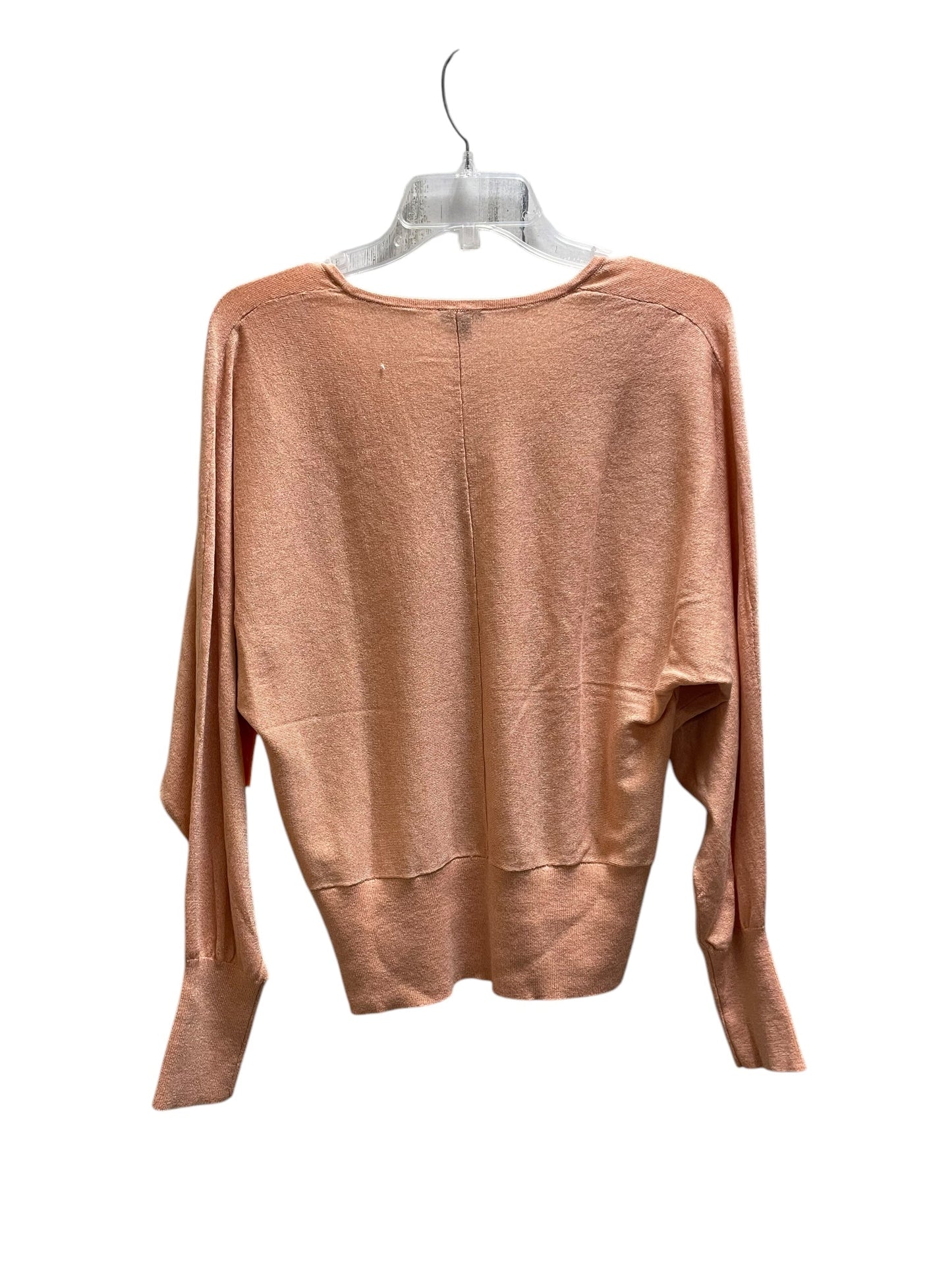 Top Long Sleeve By Express In Orange, Size: M