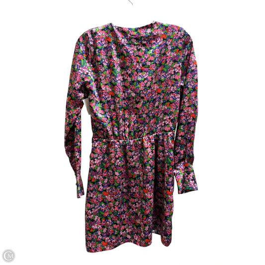 Dress Casual Short By Zara In Floral Print, Size: Xs