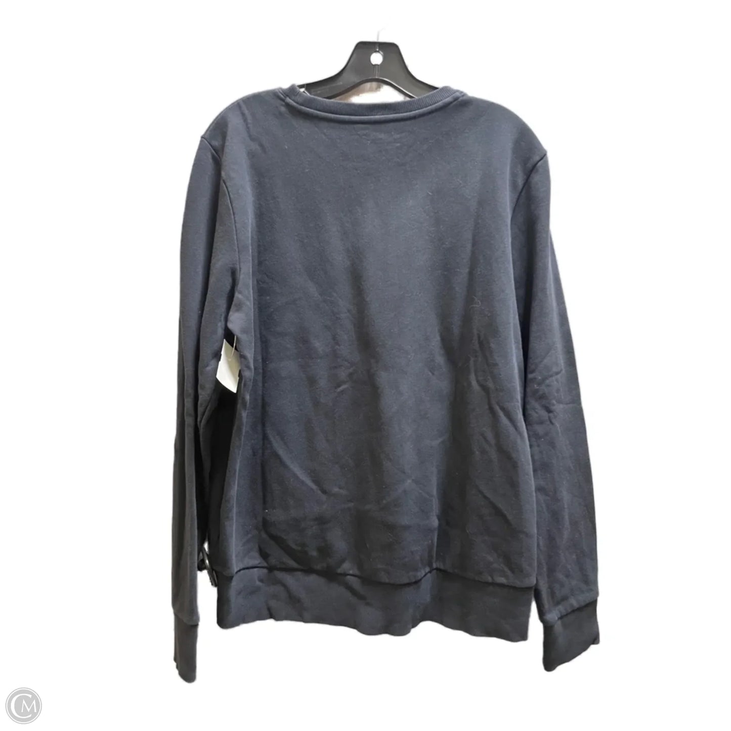 Athletic Sweatshirt Collar By Under Armour In Black, Size: L