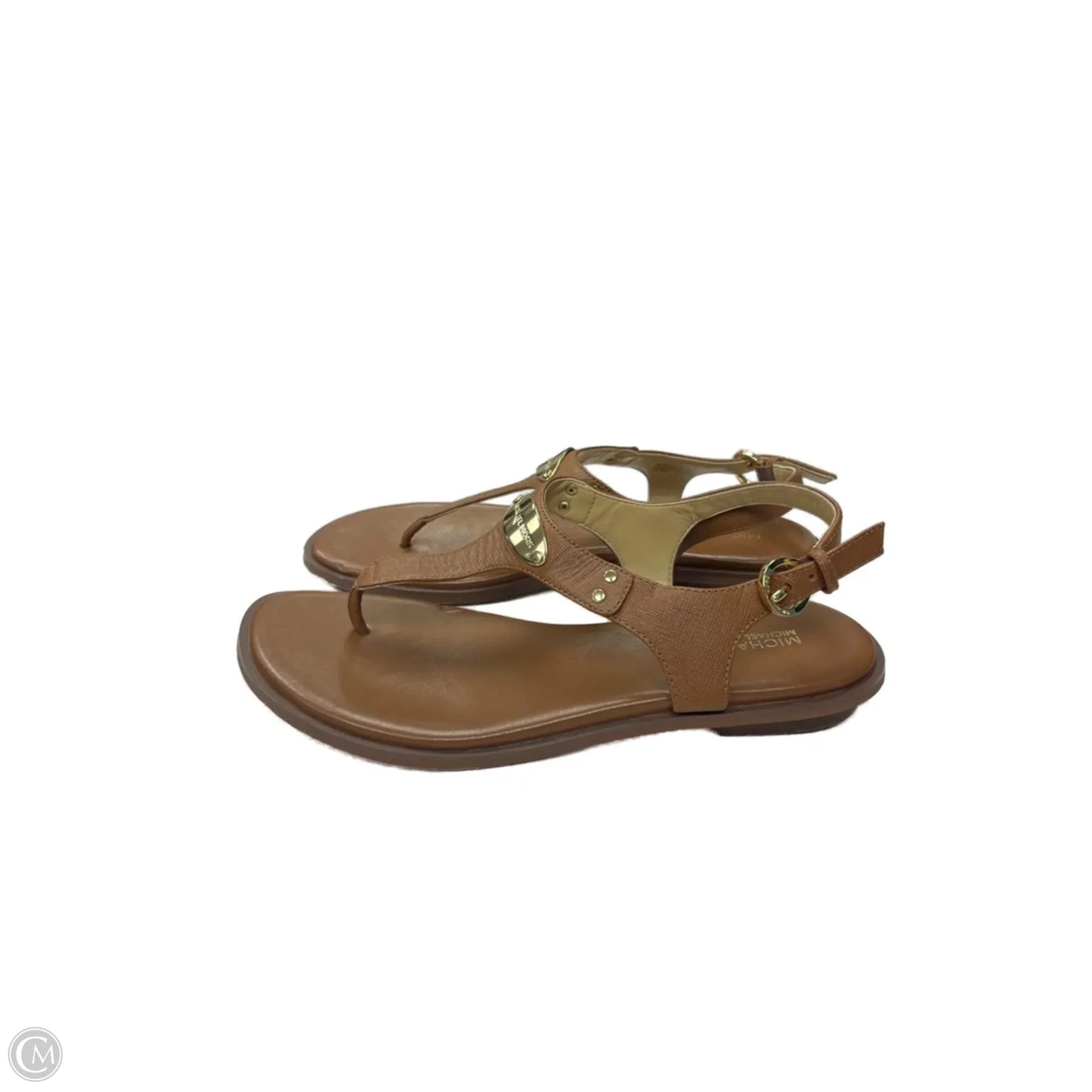 Sandals Designer By Michael Kors In Brown, Size: 7