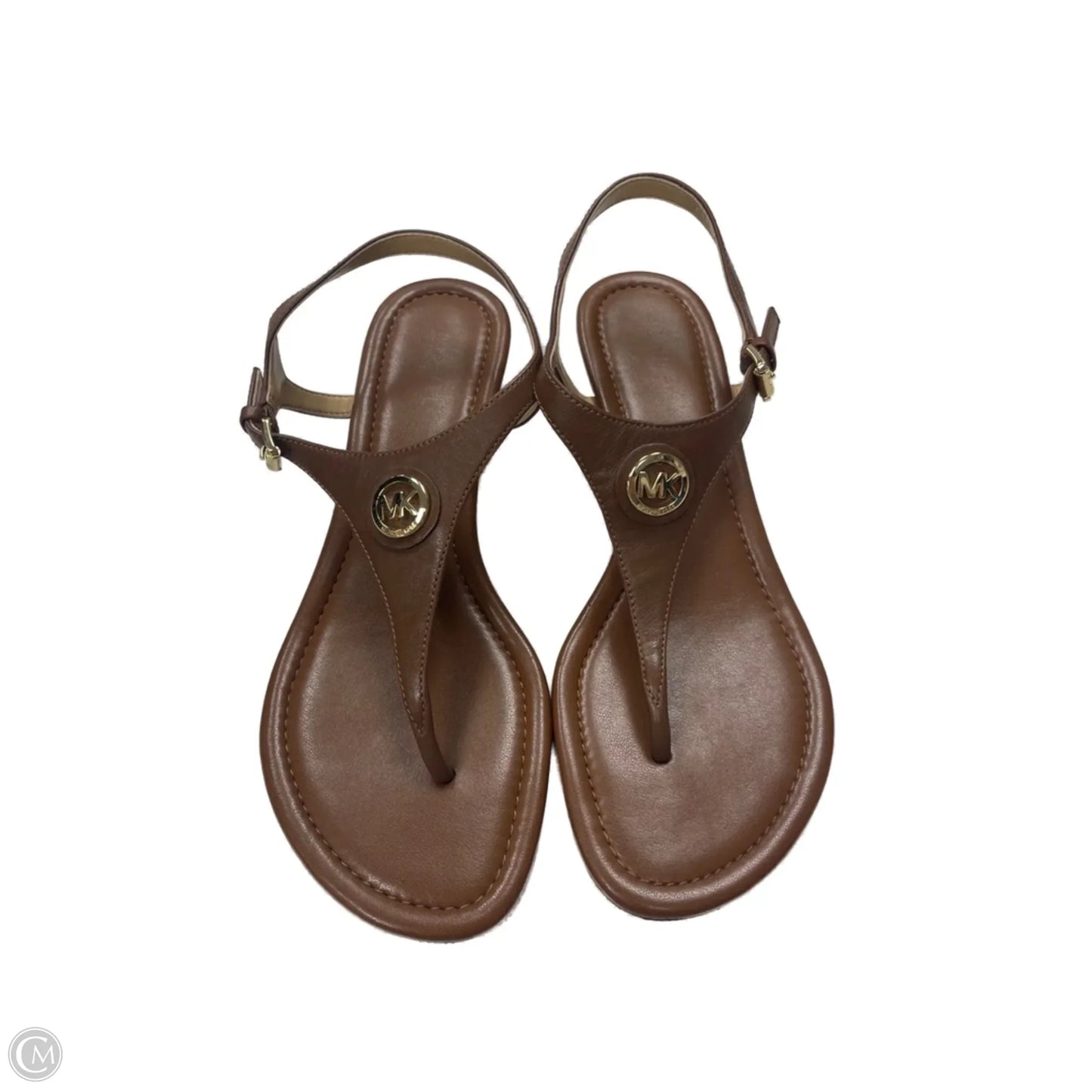 Sandals Designer By Michael Kors In Brown, Size: 7