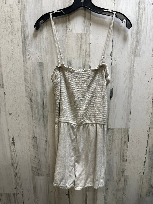 Tan Romper Abercrombie And Fitch, Size L
