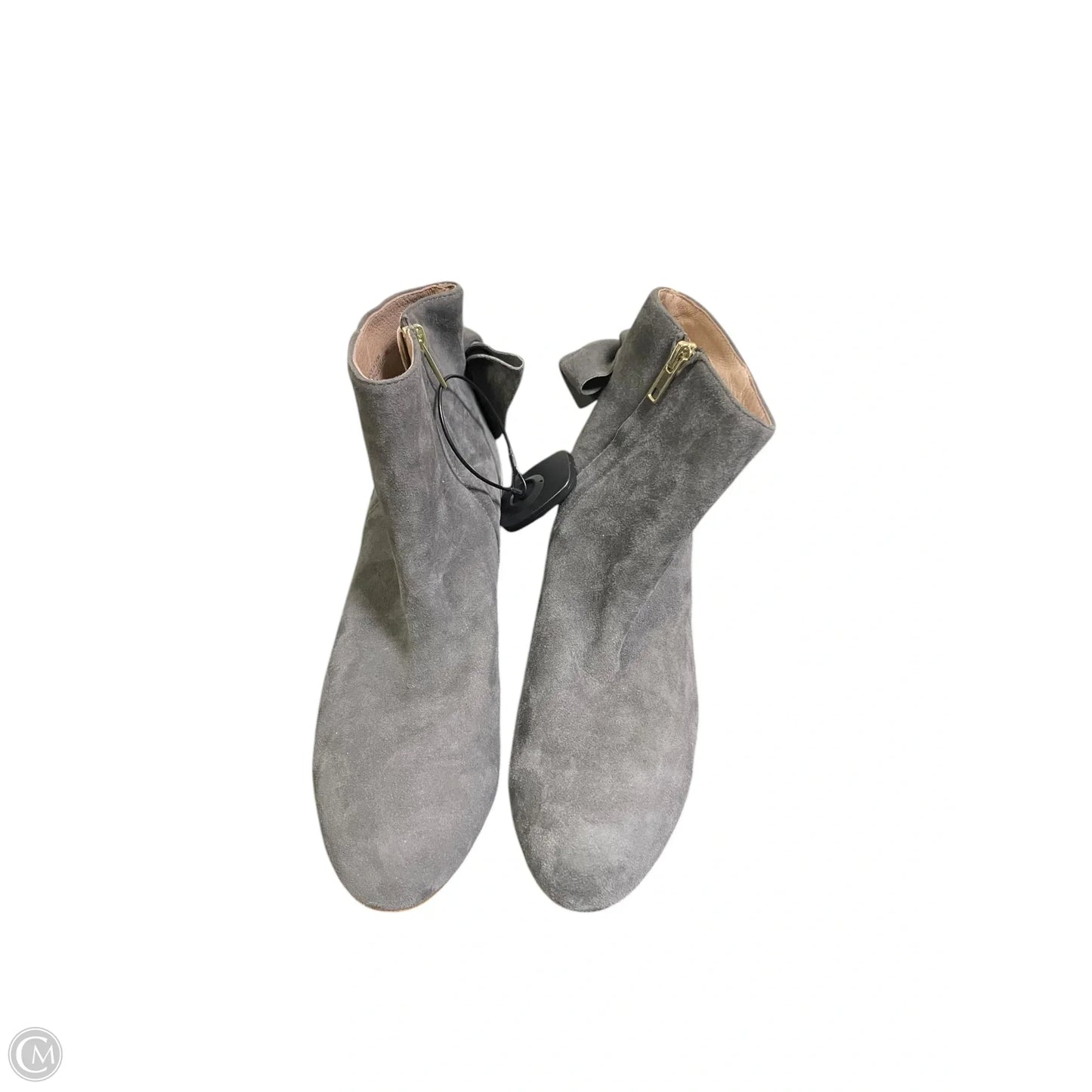 Boots Ankle Flats By Anthropologie In Grey, Size: 8