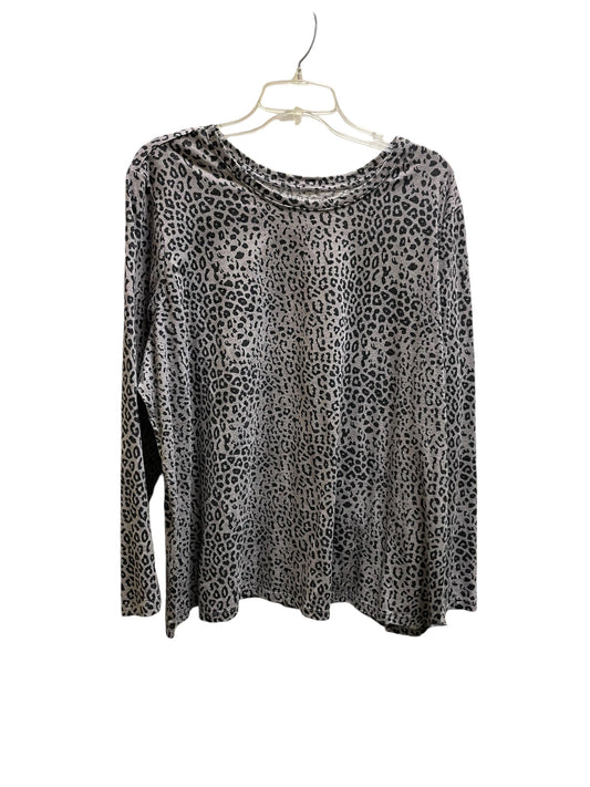 Top Long Sleeve By Lane Bryant In Grey, Size: 3x