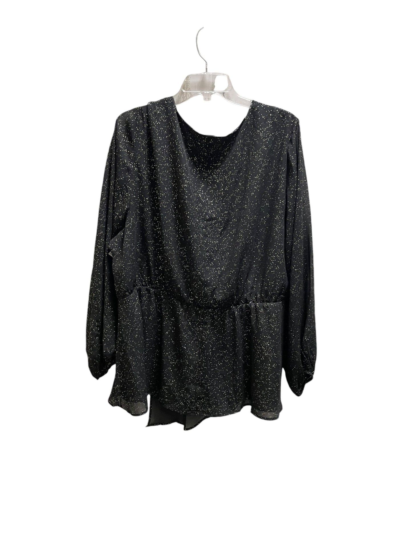 Top Long Sleeve By Lane Bryant In Black, Size: 4