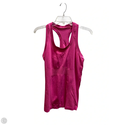 Athletic Tank Top By Lululemon In Pink, Size: M