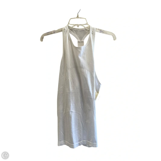 Athletic Tank Top By Lululemon In White, Size: L