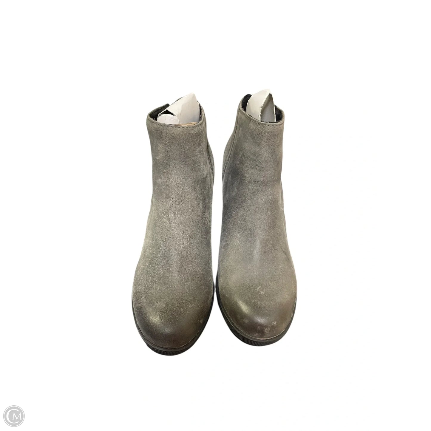 Boots Ankle Heels By Sorel In Grey, Size: 7