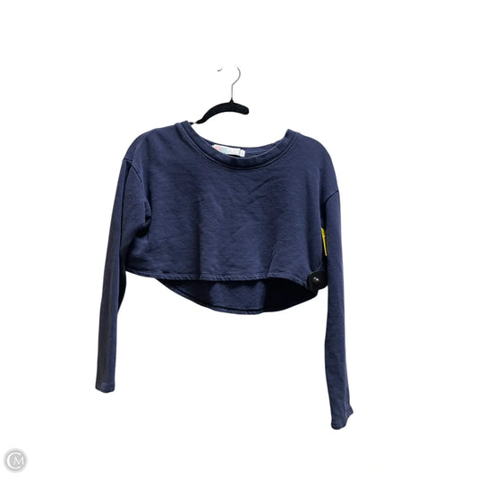 Top Long Sleeve By Free People In Navy, Size: Xs
