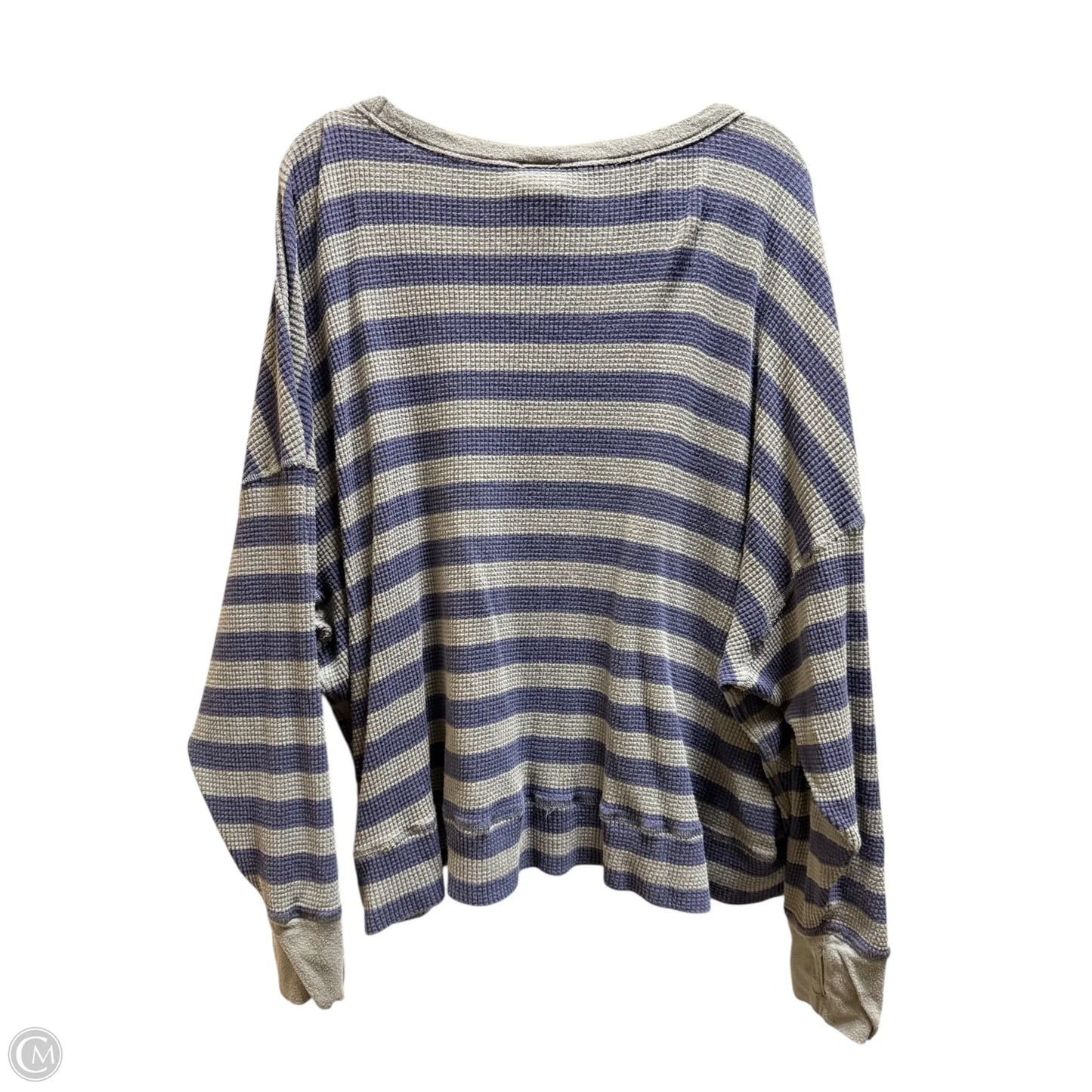 Top Long Sleeve By Offline By Aerie In Striped Pattern, Size: 2x