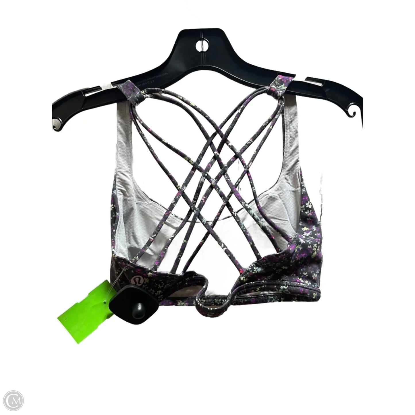 Athletic Bra By Lululemon In Floral Print, Size: 6