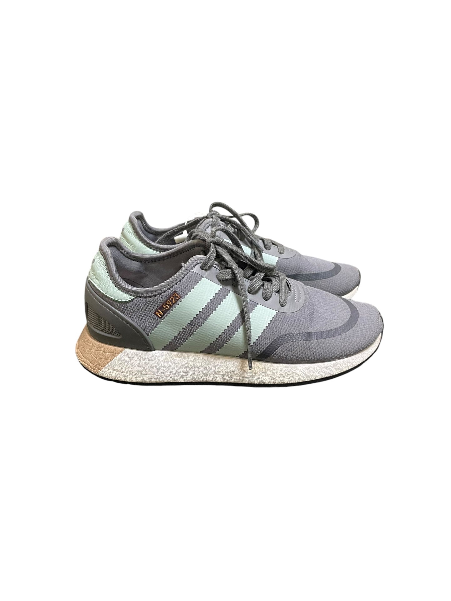 Shoes Athletic By Adidas In Grey, Size: 9