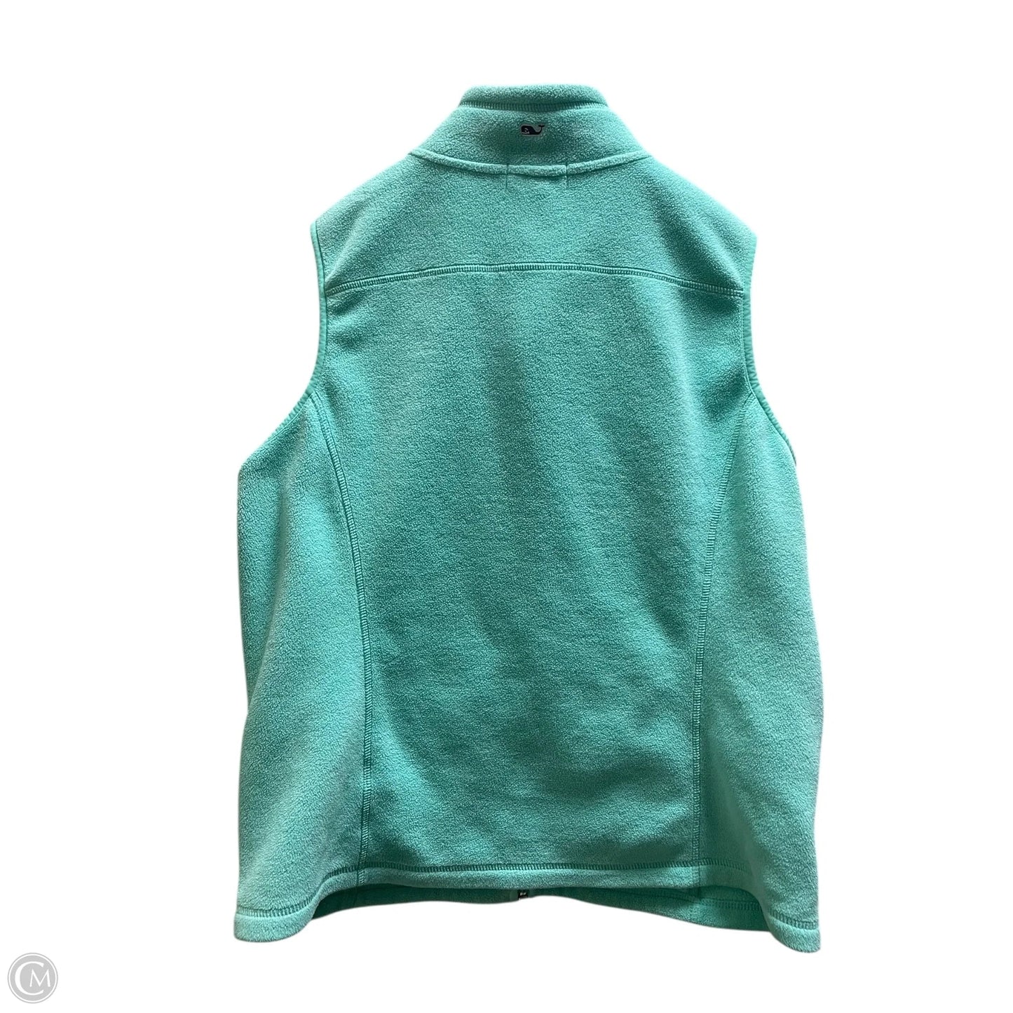 Vest Fleece By Vineyard Vines In Teal, Size: M