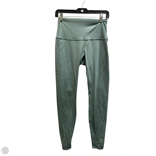 Athletic Leggings By Lululemon In Green, Size: 8