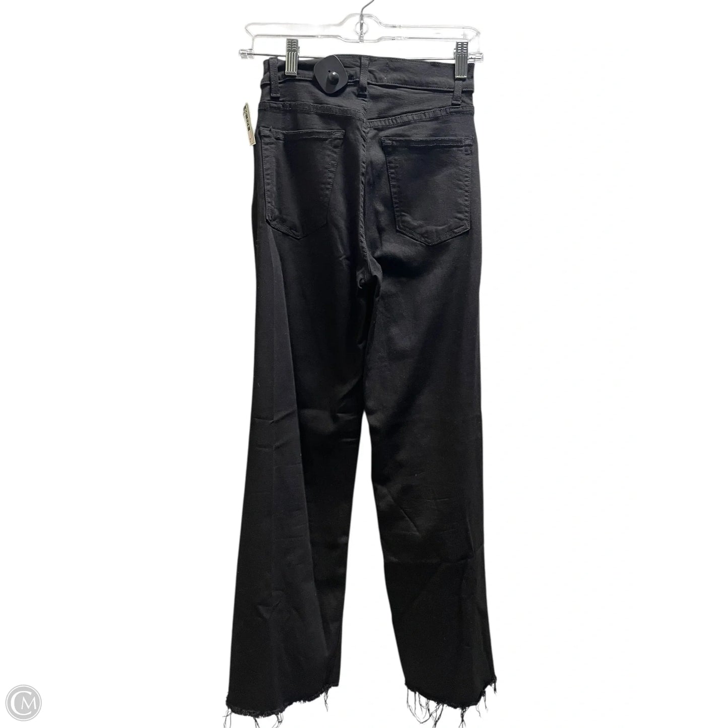 Jeans Straight By Reformation In Black, Size: 0