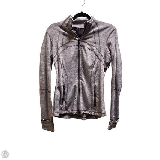 Athletic Jacket By Lululemon In Purple, Size: 8