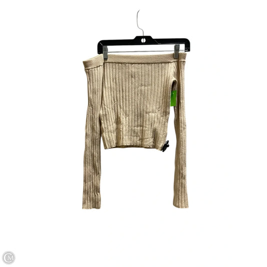 Top Long Sleeve By Aerie In Cream, Size: S