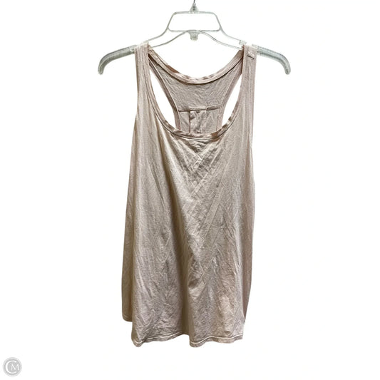 Athletic Tank Top By Lululemon In Pink, Size: L