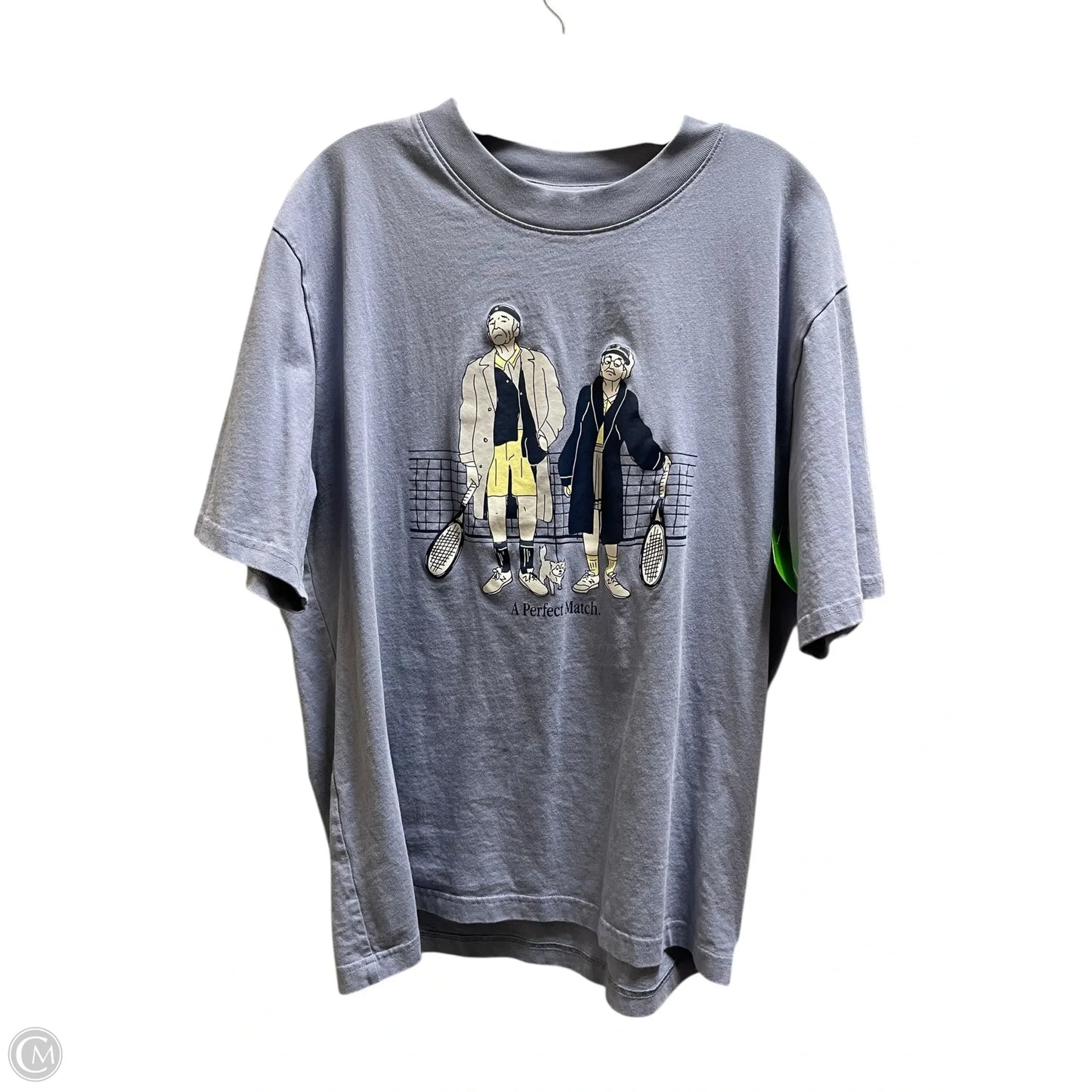 Top Short Sleeve By New Balance In Blue, Size: L