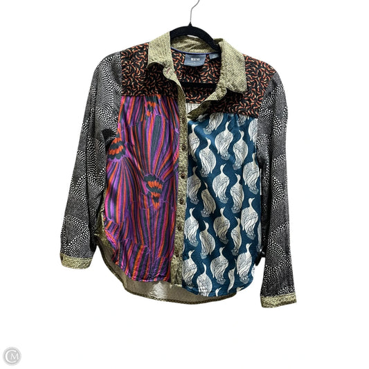 Top Long Sleeve By Maeve In Multi-colored, Size: S