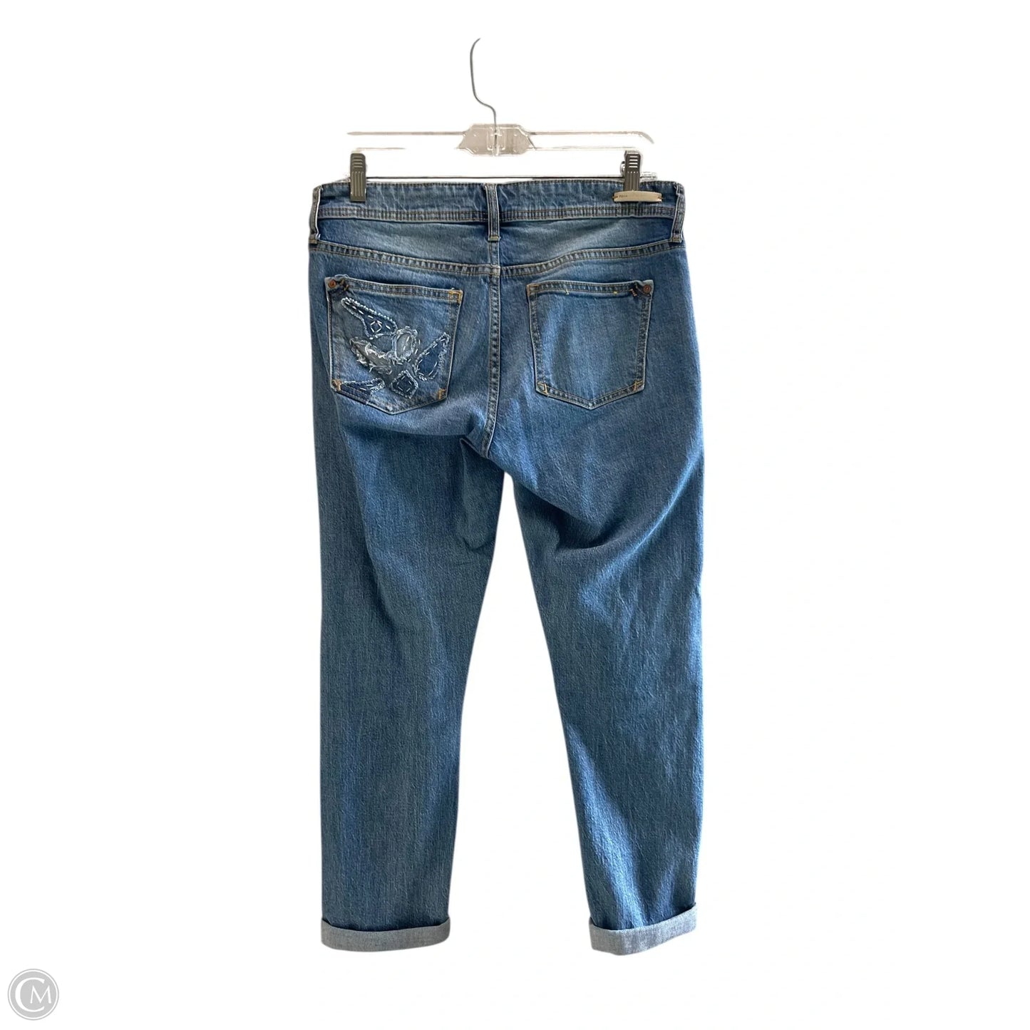 Jeans Straight By Pilcro In Blue Denim, Size: 2