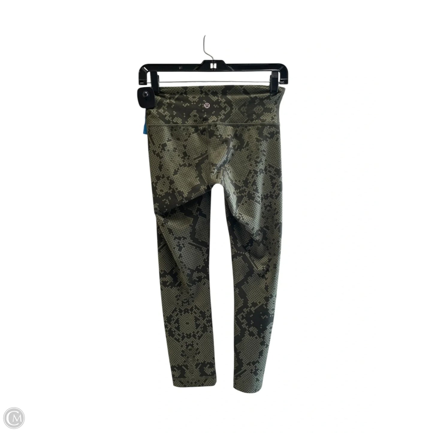 Athletic Leggings By Lululemon In Green, Size: 4