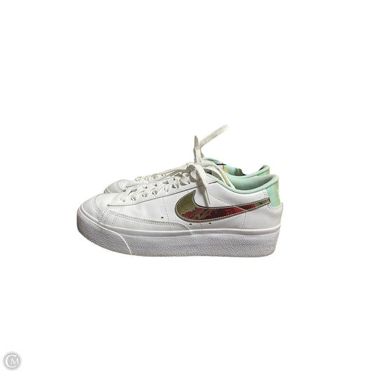 Shoes Athletic By Nike In White, Size: 9.5