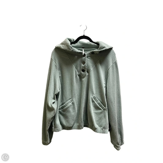 Top Long Sleeve By Free People In Green, Size: M