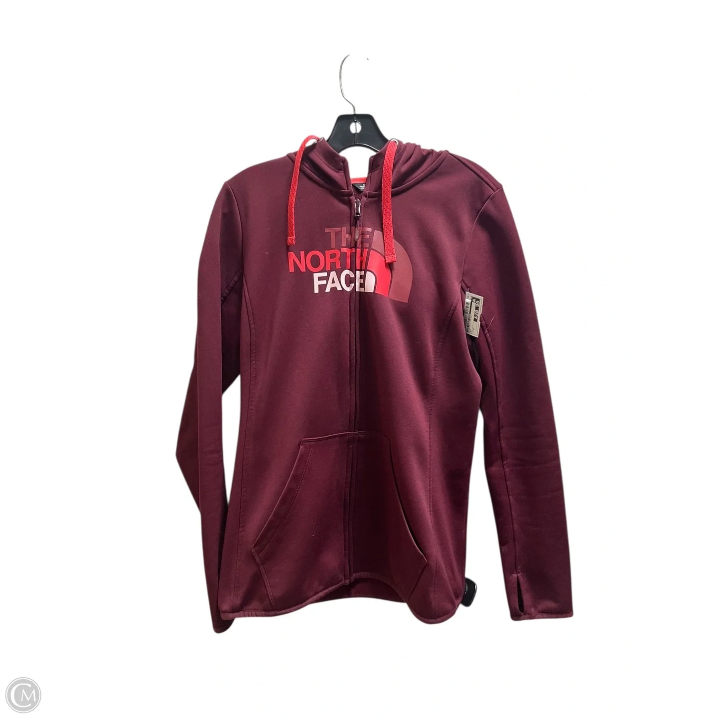 Athletic Jacket By The North Face In Red, Size: M