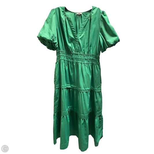 Dress Casual Midi By Jodifl In Green, Size: M