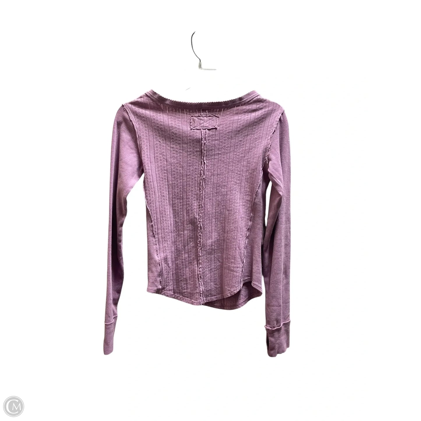 Top Long Sleeve By We The Free In Purple, Size: Xs