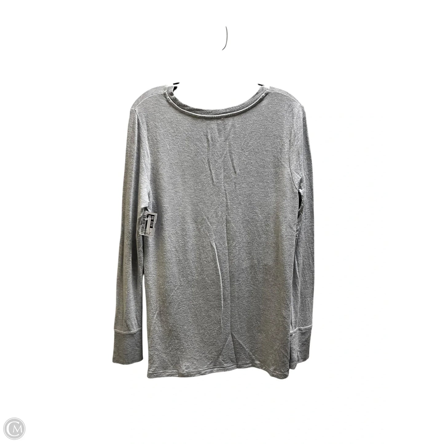 Top Long Sleeve By Athleta In Grey, Size: S