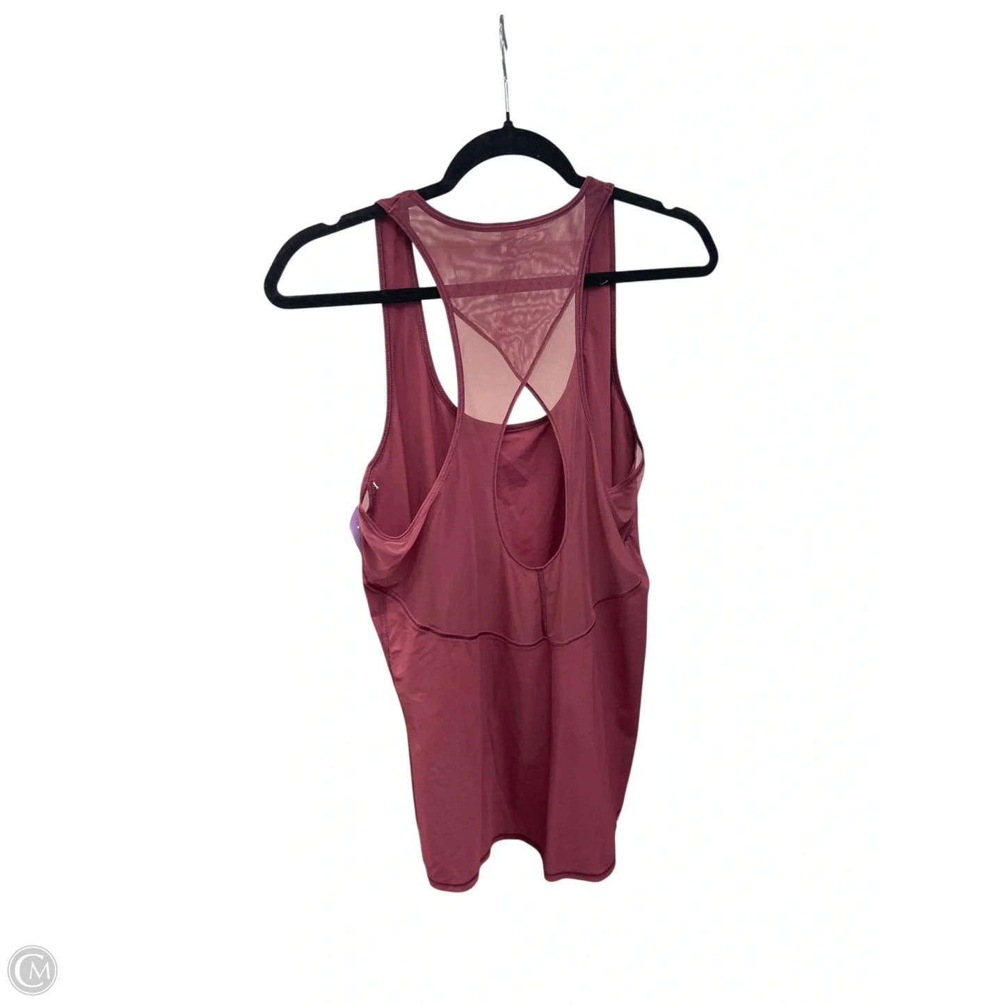 Athletic Tank Top By Lululemon In Maroon, Size: M