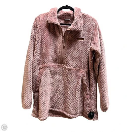 Jacket Fleece By Columbia In Pink, Size: Xl