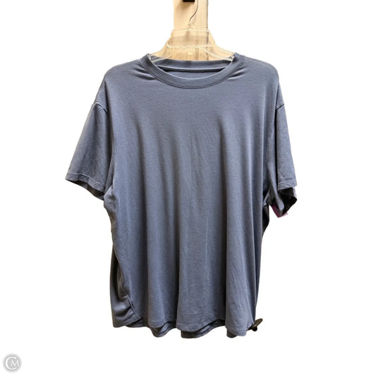 Top Short Sleeve By Nike Apparel In Blue, Size: L