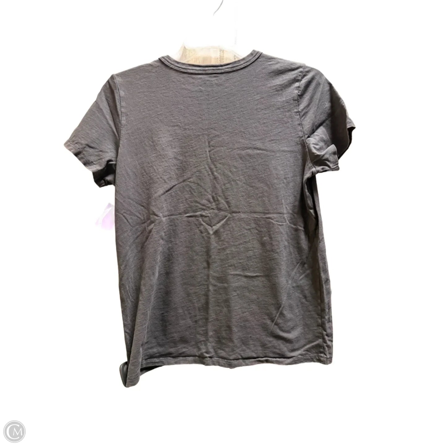 Top Short Sleeve By Aerie In Grey, Size: S