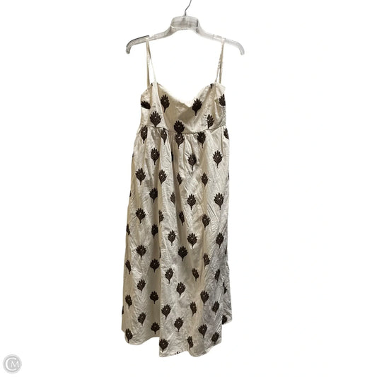 Dress Casual Maxi By Abercrombie And Fitch In Tan, Size: L