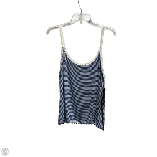 Top Sleeveless By Aerie In Striped Pattern, Size: L