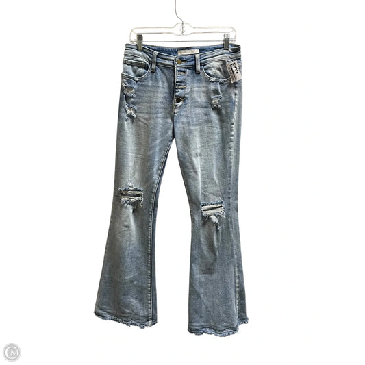 Jeans Flared By Altard State In Blue Denim, Size: 8