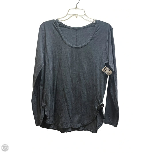 Top Long Sleeve By Lululemon In Grey, Size: L