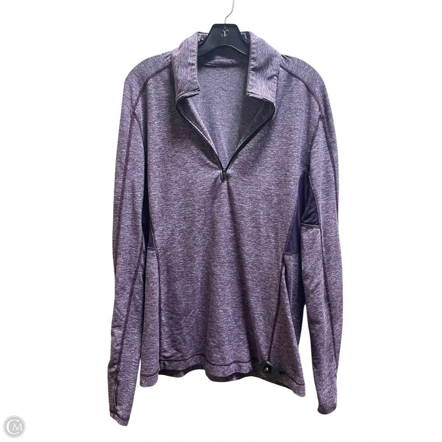 Athletic Jacket By Lululemon In Purple, Size: L