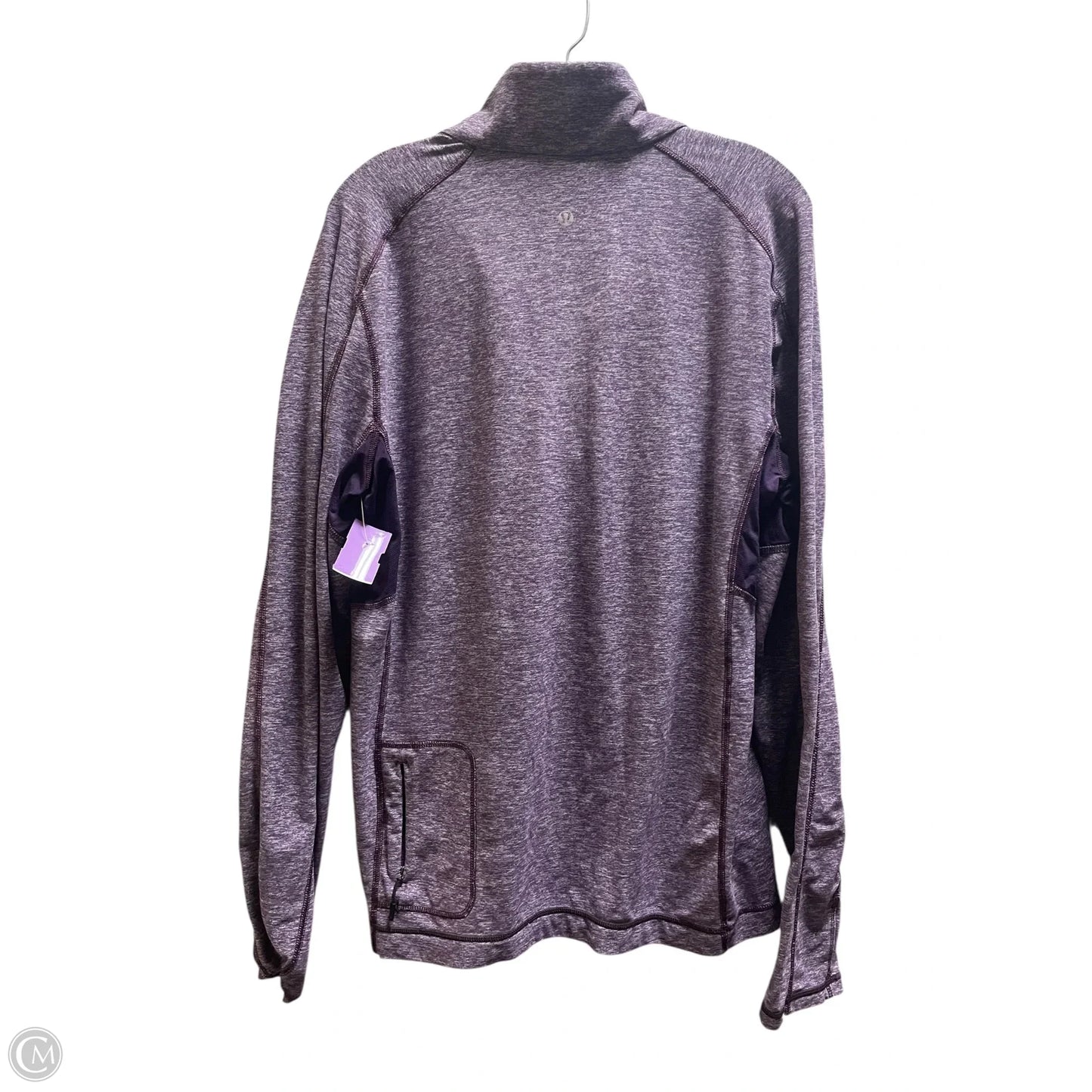 Athletic Jacket By Lululemon In Purple, Size: L