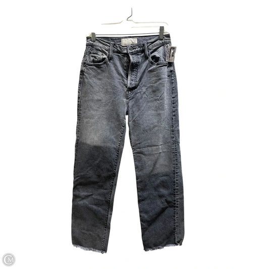 Jeans Straight By Mother In Black, Size: 6