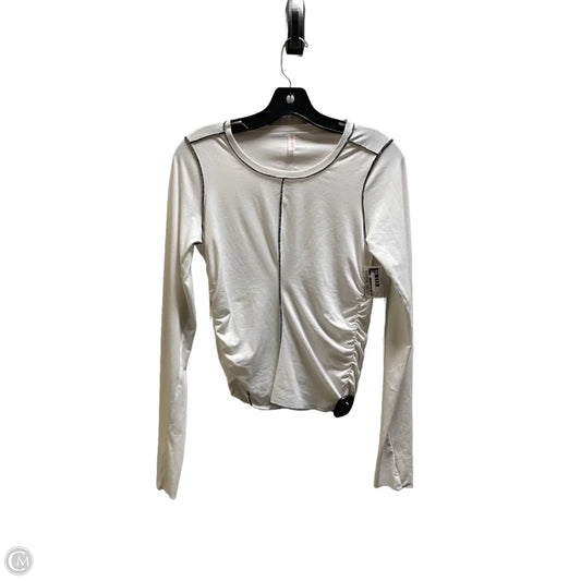 Top Long Sleeve By Free People In White, Size: S