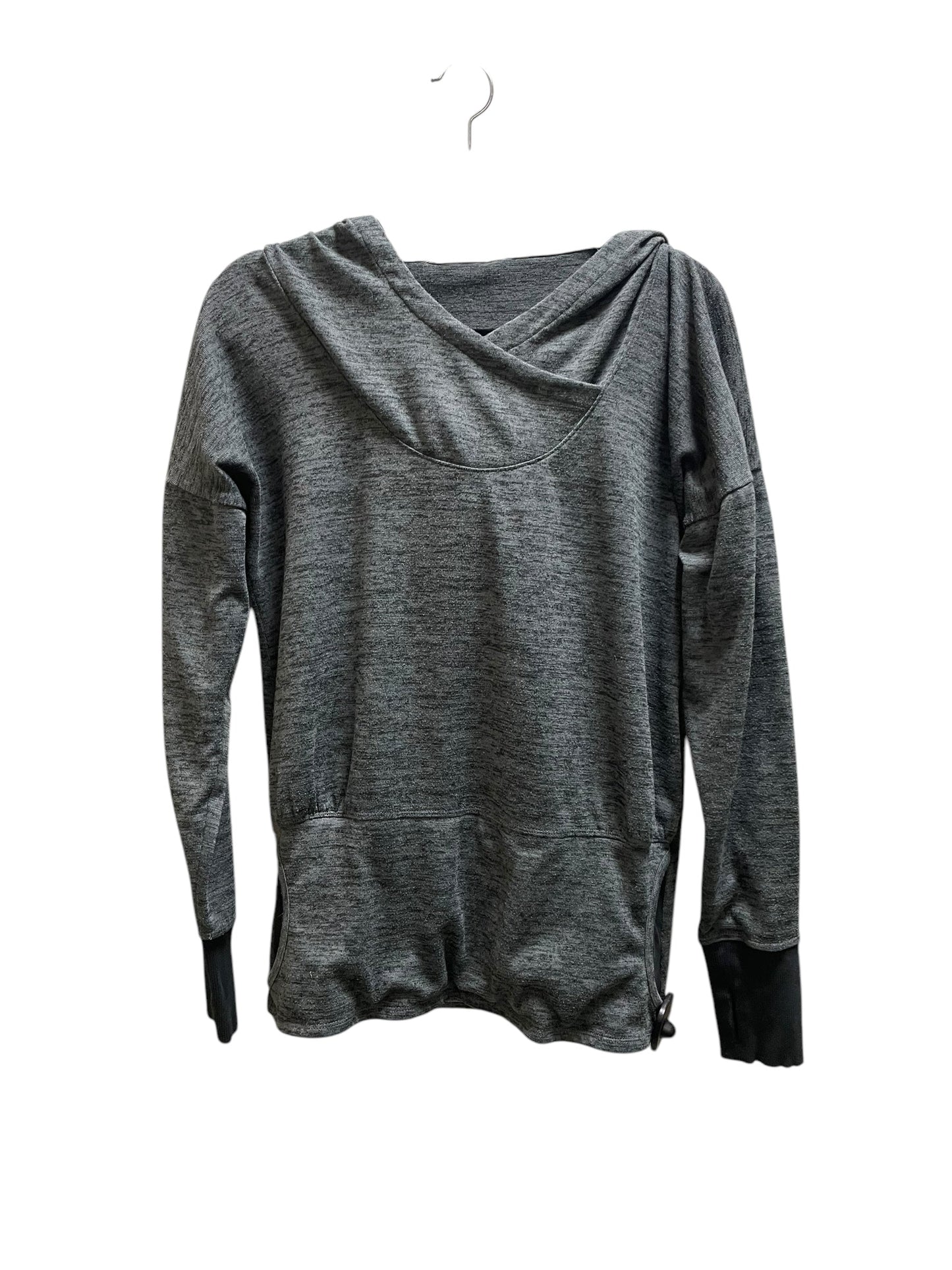 Sweatshirt Hoodie By Athleta In Grey, Size: S