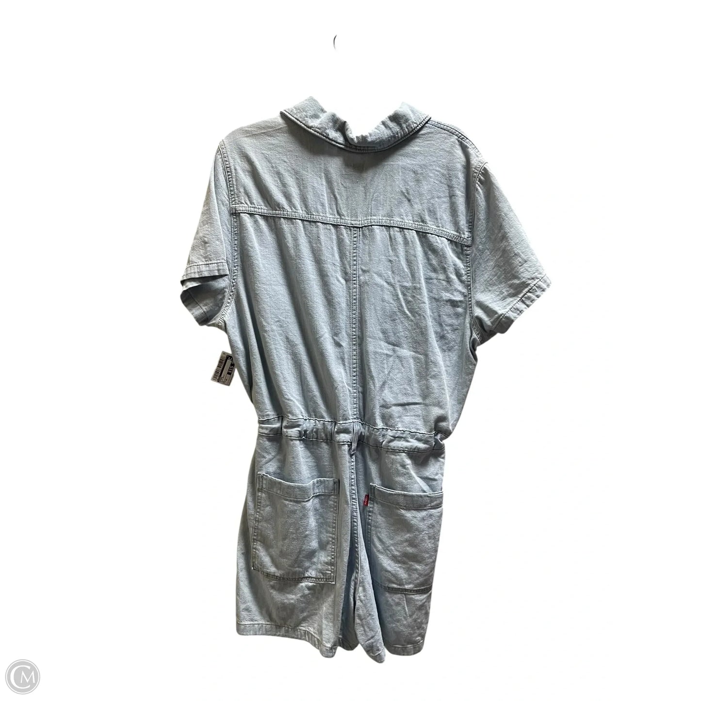 Romper By Levis In Blue Denim, Size: 2x