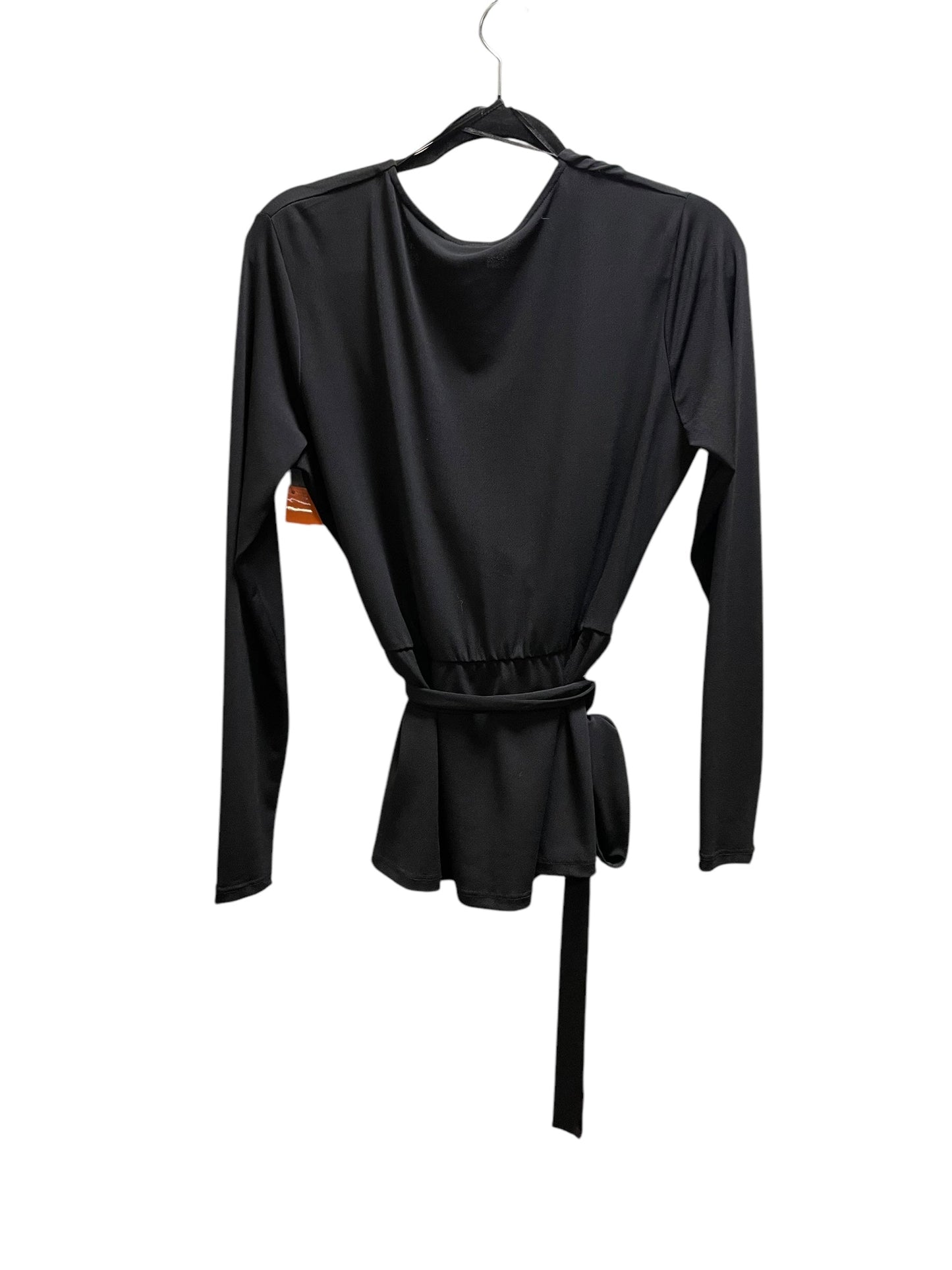 Top Long Sleeve By H&m In Black, Size: S