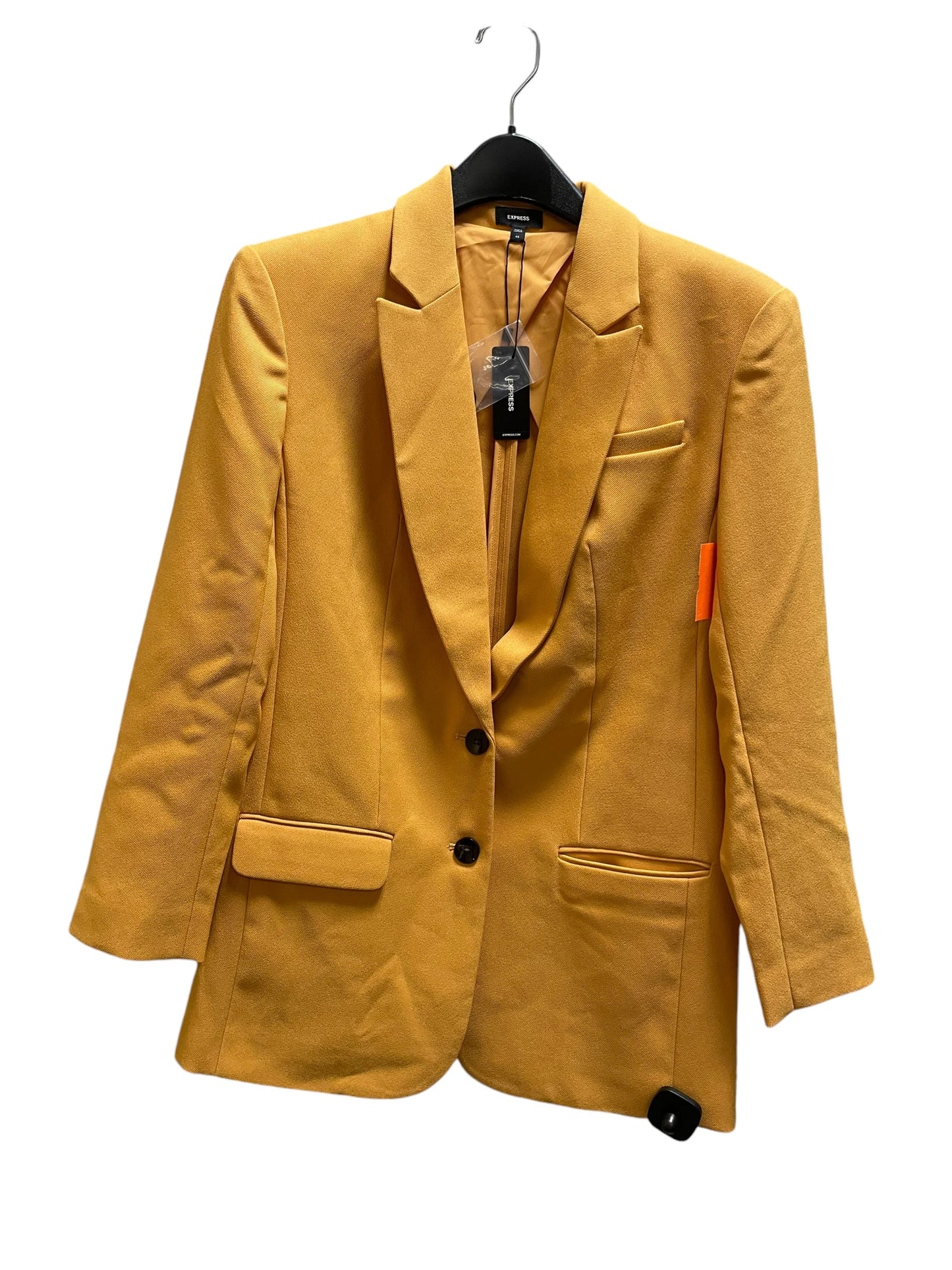 Blazer By Express In Yellow, Size: Xs