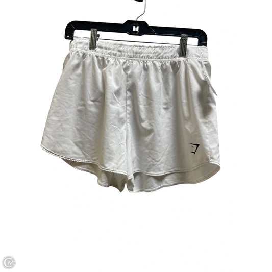 Athletic Shorts By Gym Shark In White, Size: M
